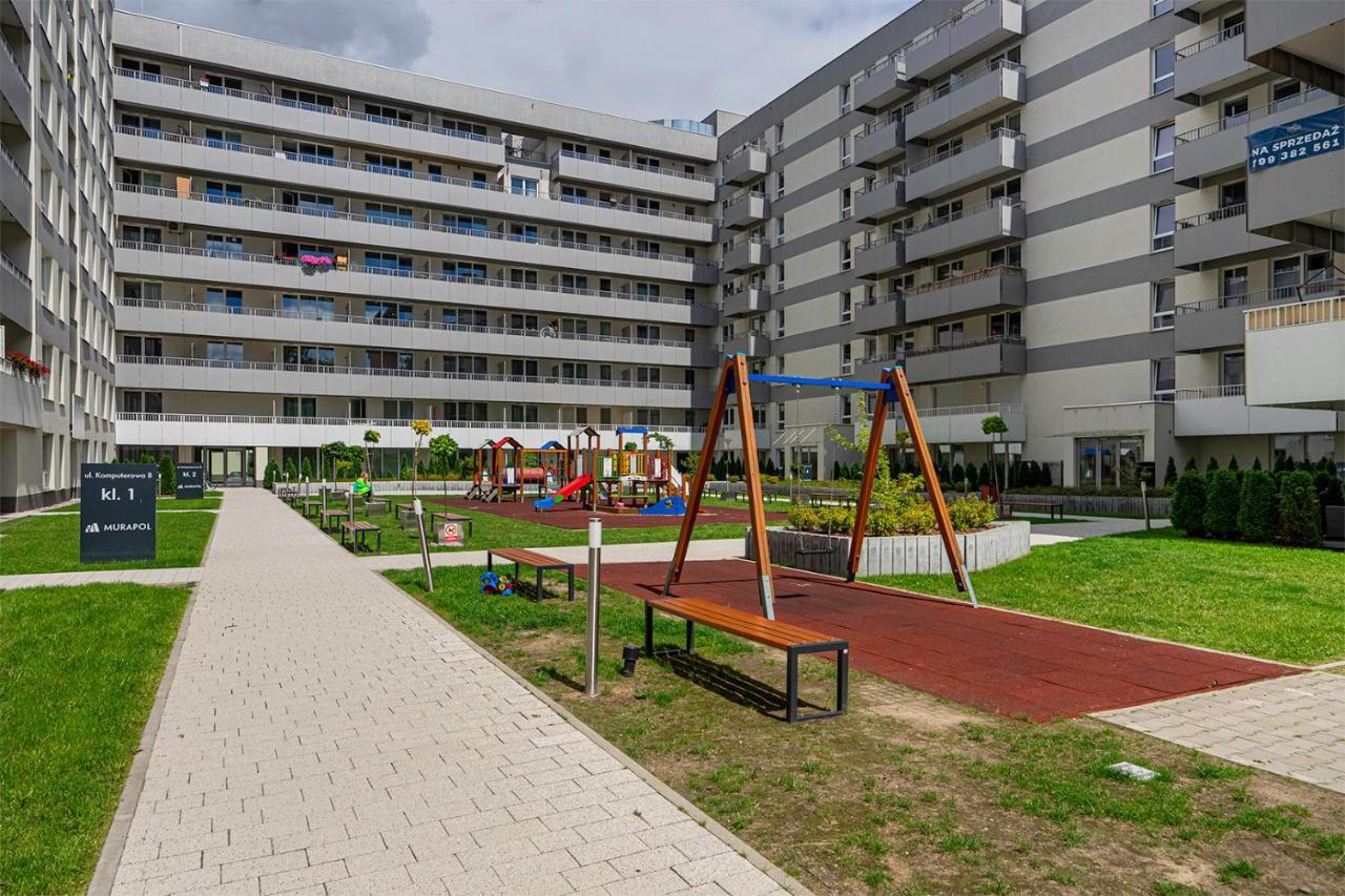 Lotnisko Chopina Modern Apartment وارسو المظهر الخارجي الصورة